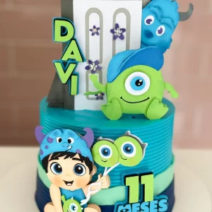 Molde Topo De Bolo Monstros Sa Azul Studio