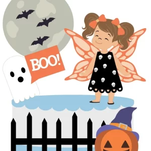 Molde Topo de Bolo Halloween Studio