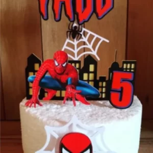 Molde Topo de Bolo Homem Aranha Studio
