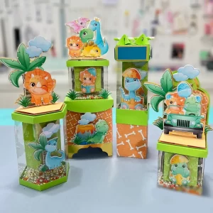 Moldes Tema Dinossauros Studio e Pdf