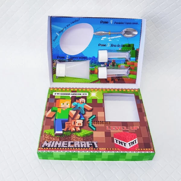 Páscoa Mini Confeiteiro Minecraft Studio e Pdf