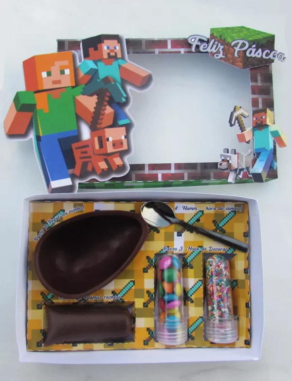 Tema Confeiteiro Minecraft Studio e Pdf