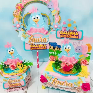 Tema Digital Galinha Pintadinha Studio e Pdf