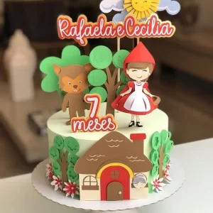 Tema Topo Bolo Chapeuzinho Studio