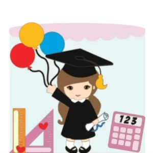 Tema Topo Bolo Formatura Menina Studio