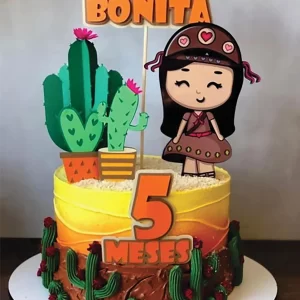 Tema Topo De Bolo Maria Bonita Studio