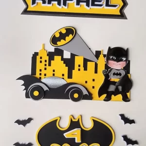 Tema Topo de Bolo Batman Studio