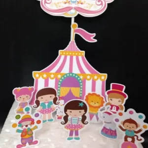 Tema Topo de Bolo Circo Menina Studio