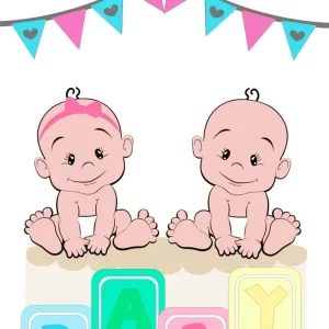 Topo de Bolo Chá Revelação Bebe Studio