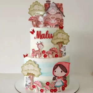 Topo de Bolo Digital Chapeuzinho Studio