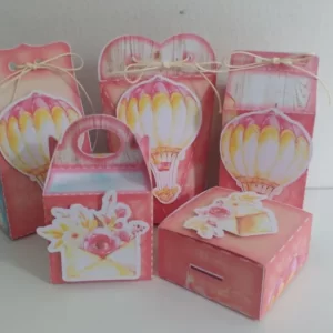 Arquivo Corte Balão Rosa Studio e Psd