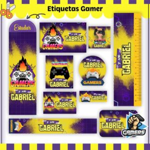 Arquivo Corte Etiqueta Escolar Games