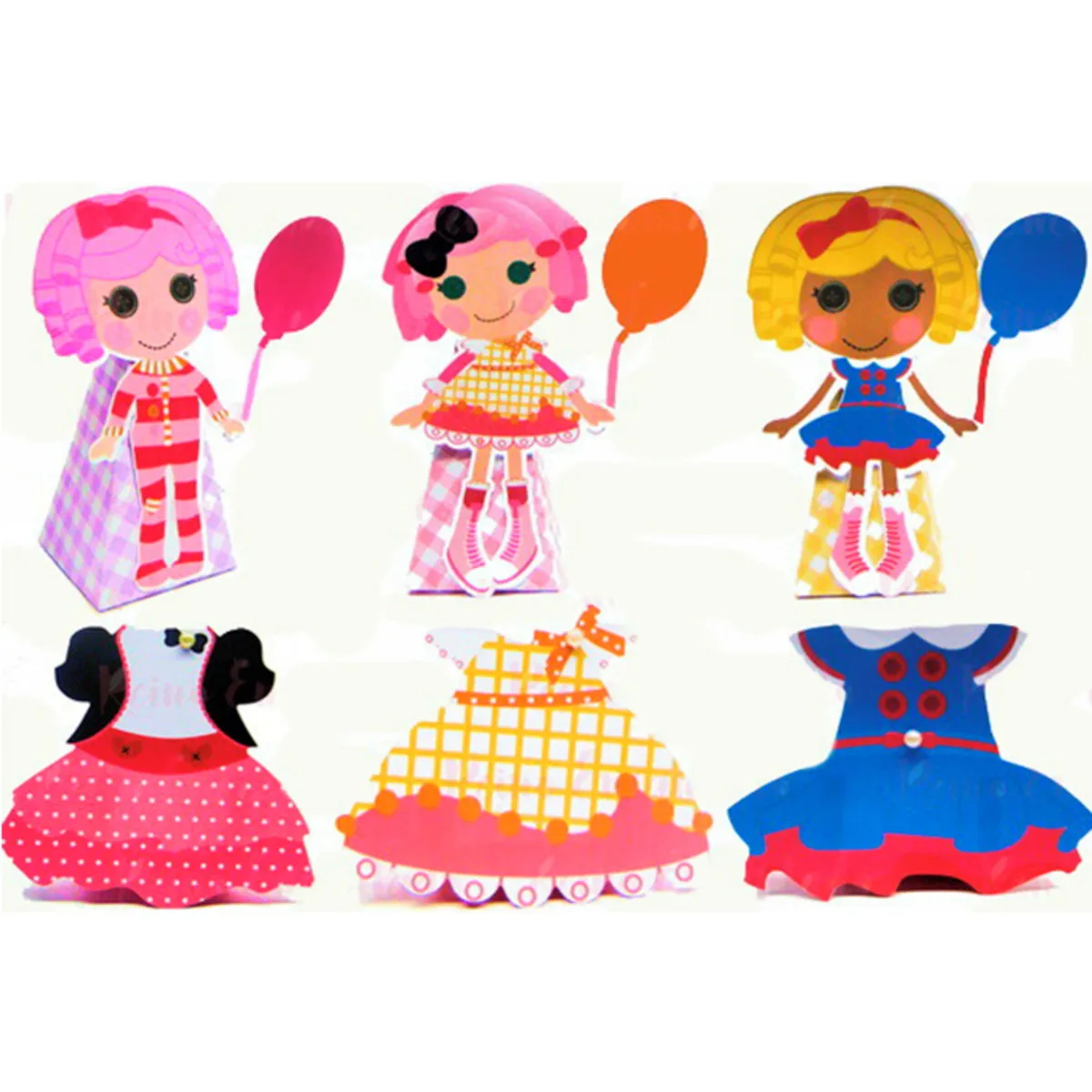 Arquivo Corte Lalaloopsy Vestidos Studio