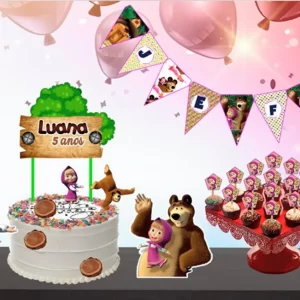 Arquivo Corte Masha e o Urso Studio e Pdf