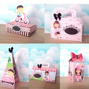 Arquivo Corte Paris Rosa Studio e Pdf