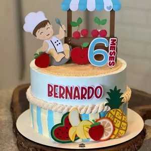 Topo de bolo Frutinhas arquivo de corte Studio para imprimir