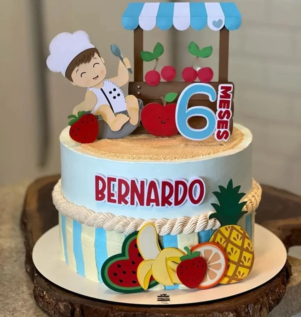 Topo de bolo Frutinhas arquivo de corte Studio para imprimir