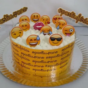 Arquivo Corte Topo de Bolo Emoji Studio