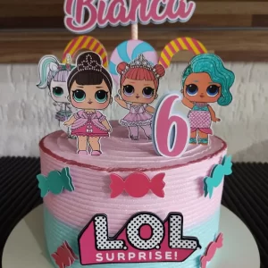 Arquivo Corte Topo de Bolo Lol Studio