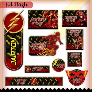 Arquivo De Corte Etiqueta Escolar Flash