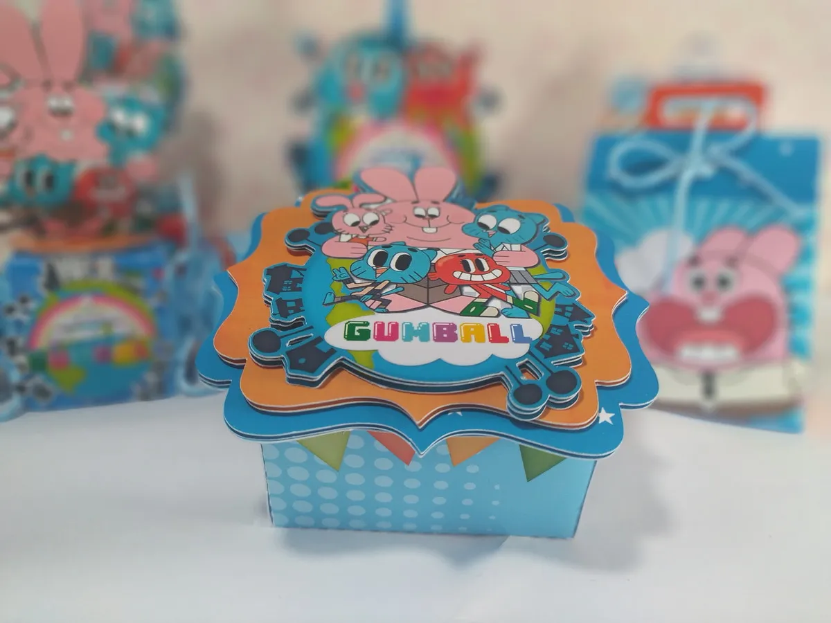 Arquivo De Corte Gumball Studio, Png e Pdf - Imagem 2
