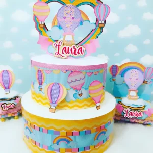 Arquivo Digital Balão Rosa Studio e Pdf