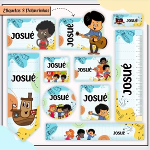 Arquivo Digital Etiqueta Escolar 3 Palavrinhas