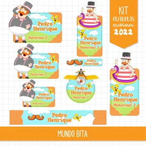 Arquivo Digital Etiqueta Escolar Bita
