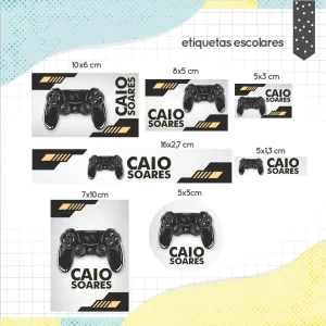 Arquivo Digital Etiqueta Escolar Games