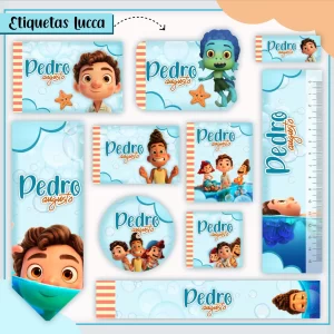 Arquivo Digital Etiqueta Escolar Luca