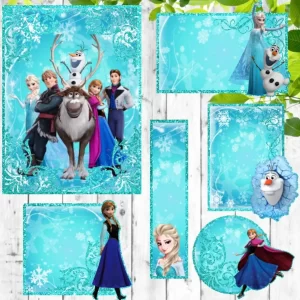 Arquivo Etiqueta Escolar Frozen Studio