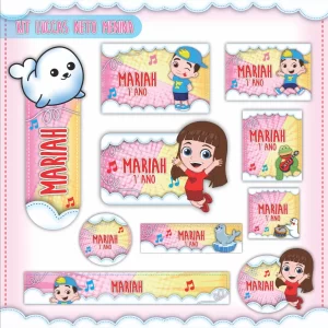 Arquivo Etiqueta Escolar Luccas Neto Rosa