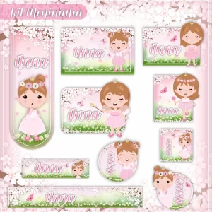 Arquivo Etiqueta Escolar Menininha