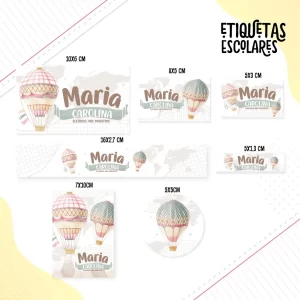 Arquivo Etiqueta Escolar Volta ao Mundo