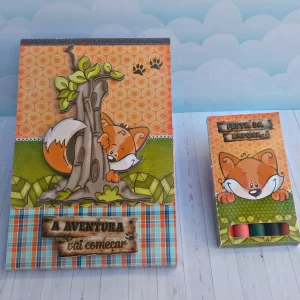 Arquivo Silhouette Tema Raposinha Studio