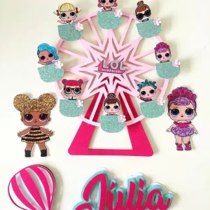 Arquivo Topo Bolo Lol Roda Gigante Studio