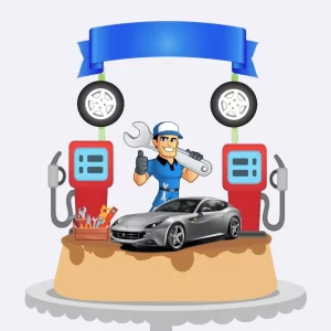 Arquivo Topo Bolo Posto de Gasolina Studio