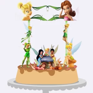 Arquivo Topo Bolo Sininho Tinker Bell Studio