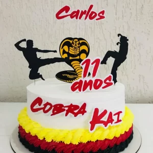 Arquivo Topo De Bolo Cobra Kai Studio