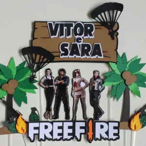 Arquivo Topo De Bolo Free Fire Studio