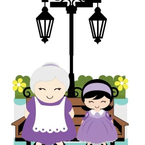 Arquivo Topo De Bolo Vovó E Netinha Studio