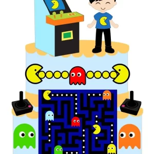 Arquivo Topo Video Game Pacman Studio