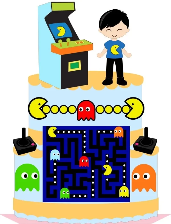 Arquivo Topo Video Game Pacman Studio