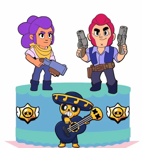 Arquivo Topo de Bolo Brawl Star Studio