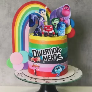 Arquivo Topo de Bolo Divertida Mente Studio