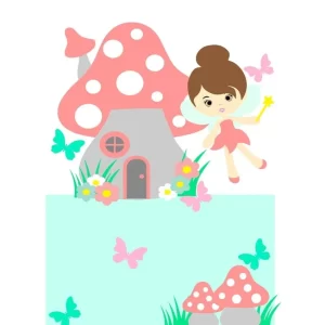 Arquivo Topo de Bolo Fada Studio