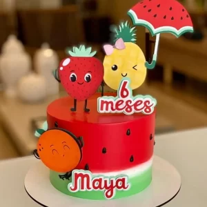 Arquivo Topo de Bolo Frutinhas Studio