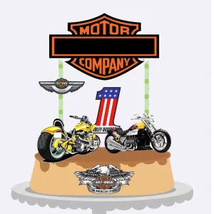 Arquivo Topo de Bolo Harley Studio