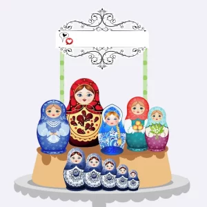 Arquivo Topo de Bolo Matrioska Studio