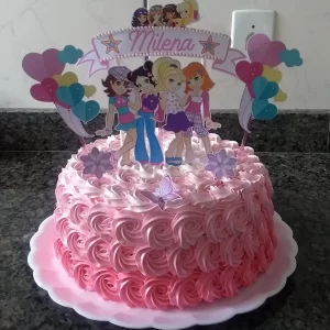 Arquivo Topo de Bolo Polly Pocket Studio